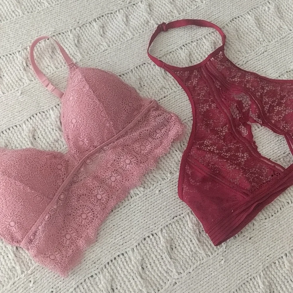 NWOT bundle Lot of two bralettes, size large - Picture 2 of 3